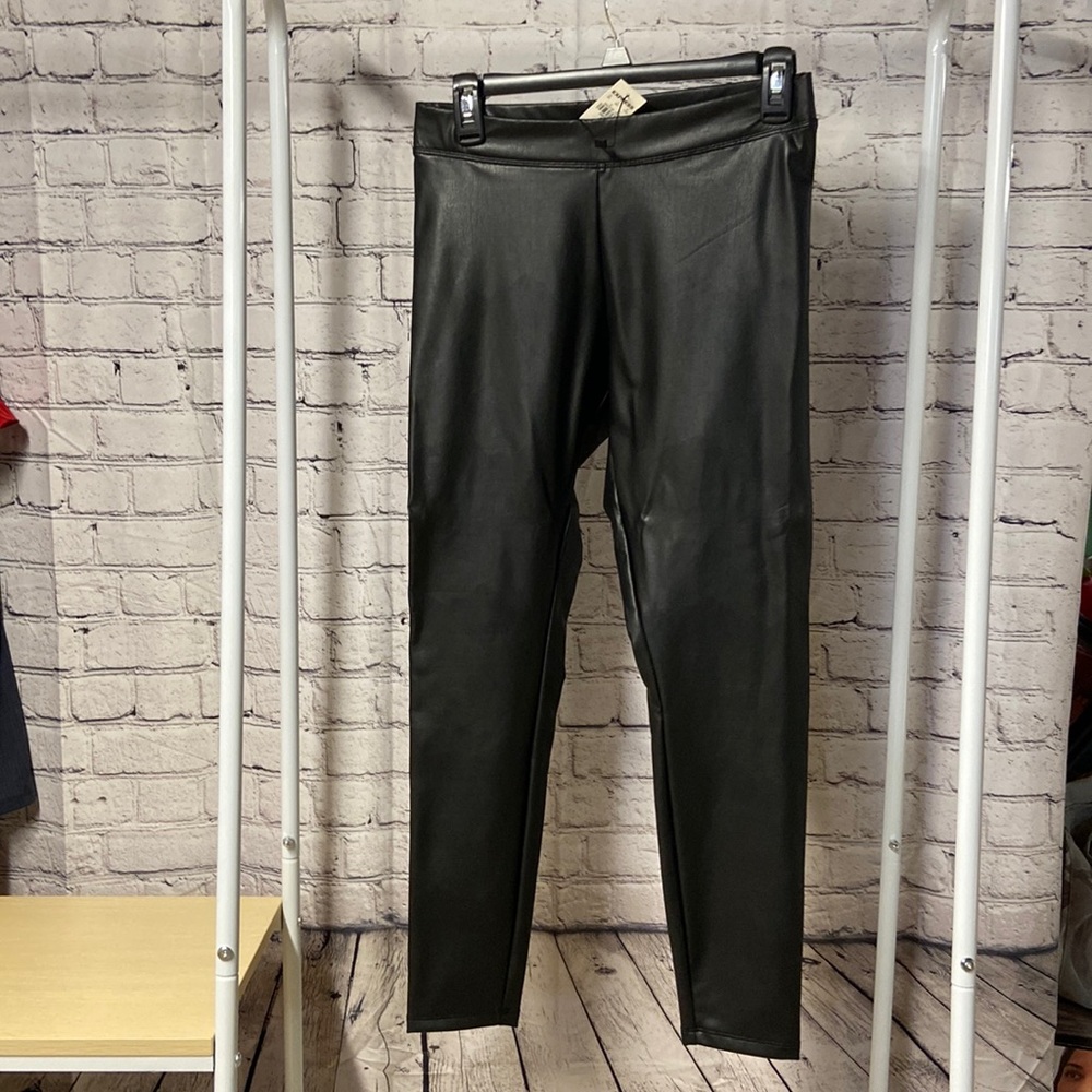 Express Petite Faux Leather Leggings